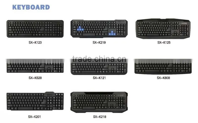 Best selling keyboard with laser engraving technology K201