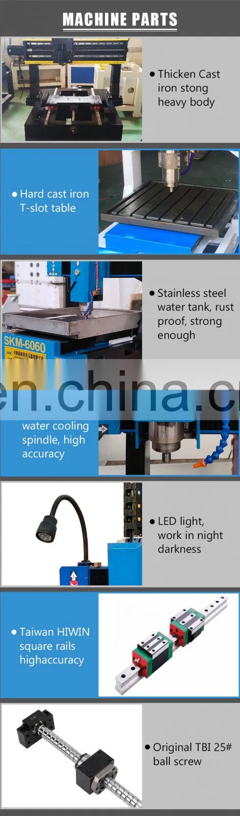 SENKE 600*900mm CNC Cutter Mini Metal Cutting and Engraving Machine with CE