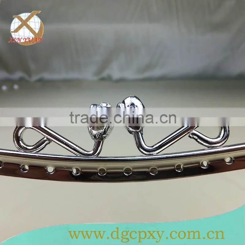 New nickel items handbag handle for ladies purse