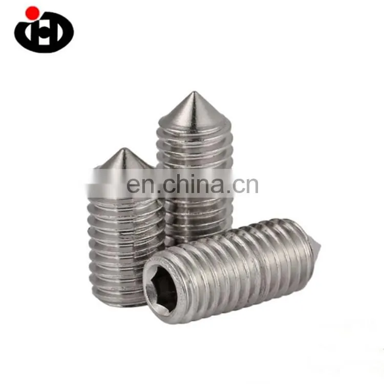 High Tensile JINGHONG Stainless Steel Cone Point Set Screw
