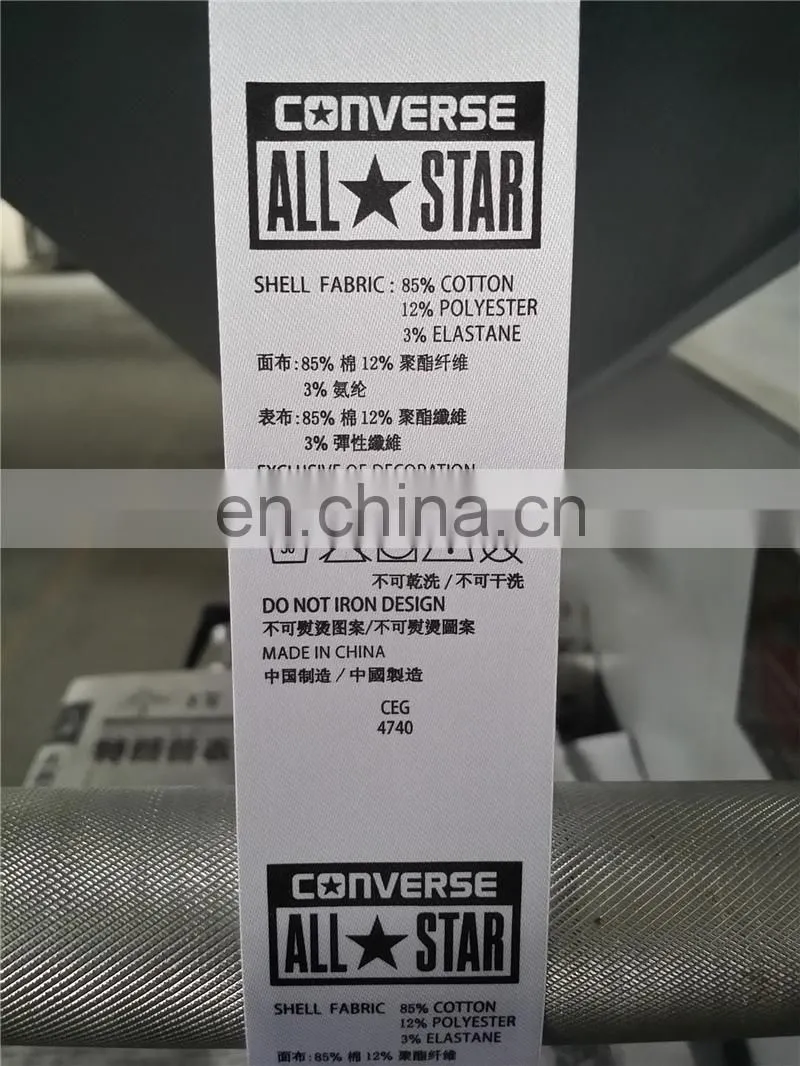UGS31S 3 plus 1 color Automatic portable apparel clothing label flexo Printing machine, Roll to roll fabric ribbon printer