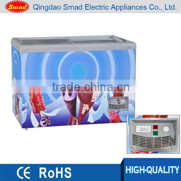 commercial chest deep freezer ice cream