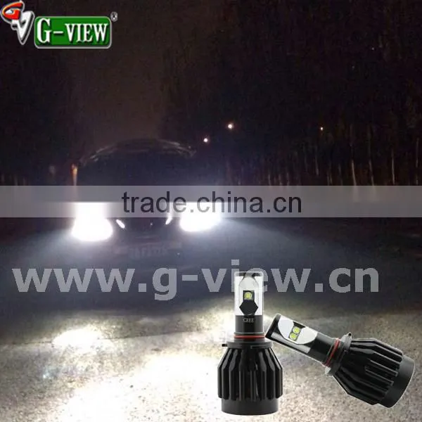 high lumen ALL-IN-ONE auto led bulb h4 , all in one auto led h4 hi/lo beam 8000lm creechip , h4 auto led headlight