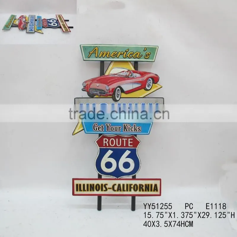 antique motorcycle metal warts for wall decor