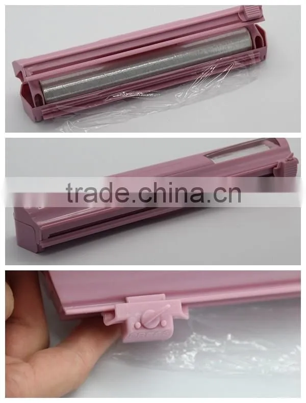 Patent product Plastic wrap and foil paper cutter Safety Plastic Wrap Cutting Dispenser Case Aluminum Foil Paper Wrap Cutter NEW