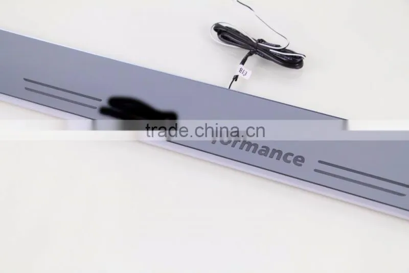 Hot sellers led bulbs for B.M.W E63 E64 LED moving door scuff sills plate light for BMW Auto accessories LED Sill plate light