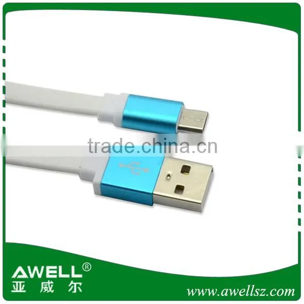Aluminum foil shiled OD4.0 Custom logo high speed 2.0 micro usb cable