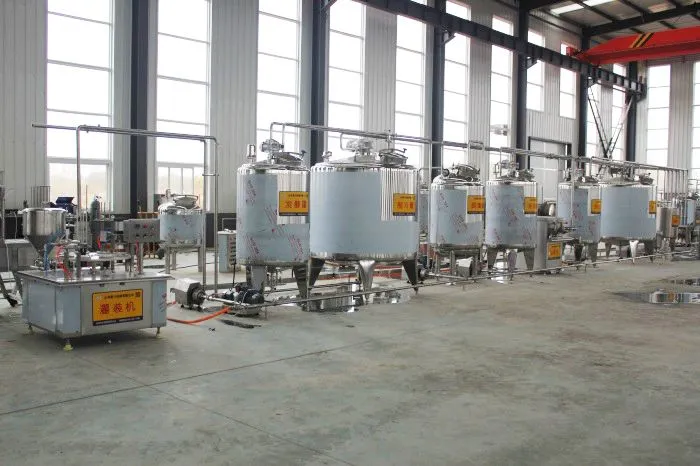Pasteueized Milk Beverages Processing Line33