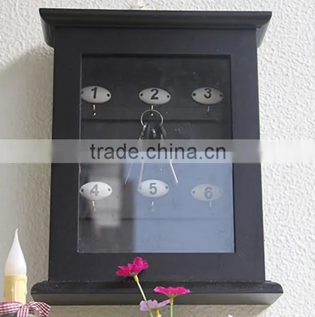 Antique Wooden Key Box, Wholesale Key Storage Box, Wooden Wall Hanging Key Box