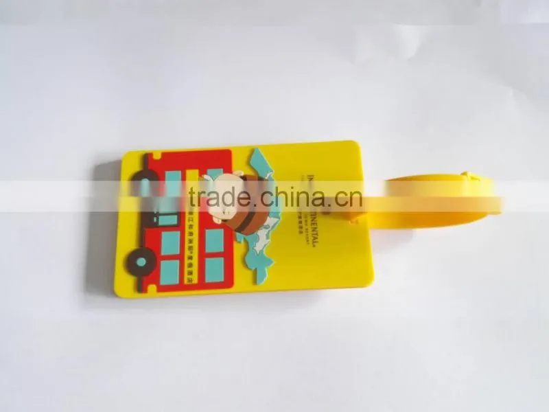 Chinese National Day usage soft pvc luggage tag