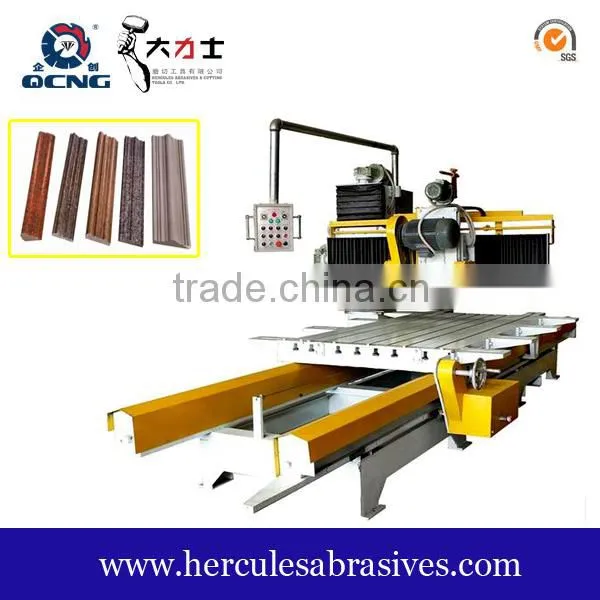cheap CNC stone wire cutting machine for column arc shaping