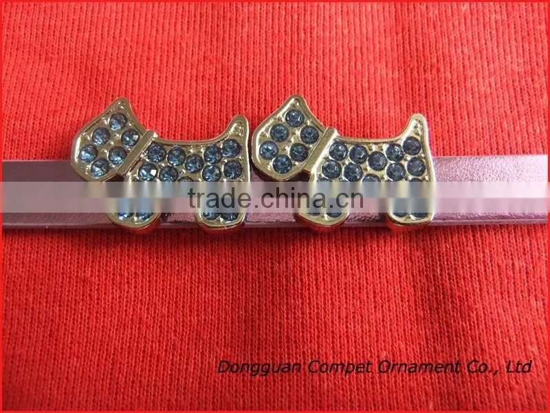 Produce dog slide accessories charm wholesale DIY dog-shaped accessories