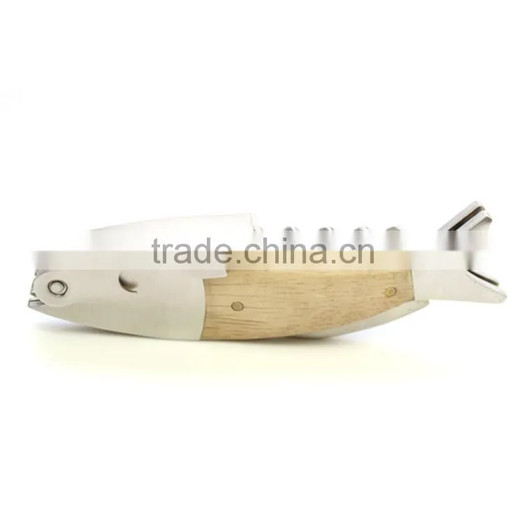 Fish shape wine opener
