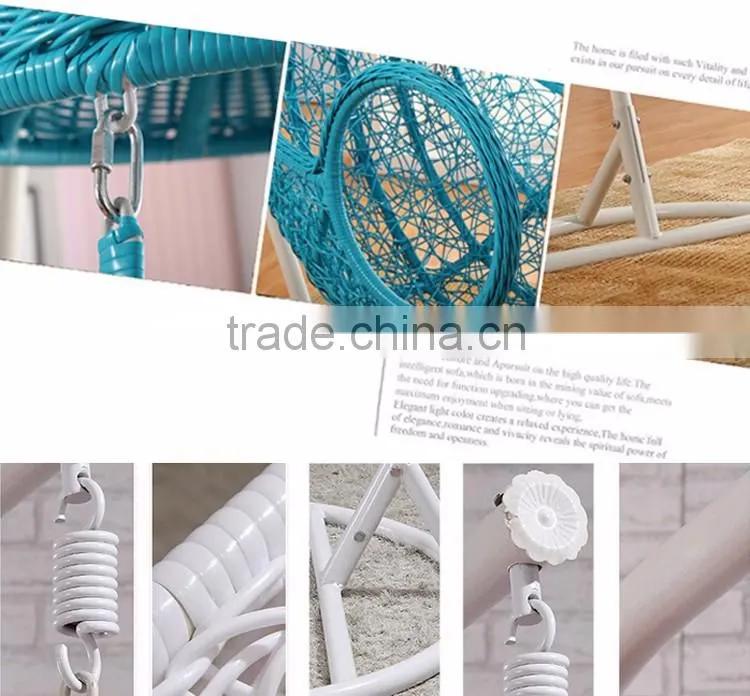 Cover Bird's Nest Hanging Baby Rattan Wicker Indoor Living Room Plastic Swing Chair