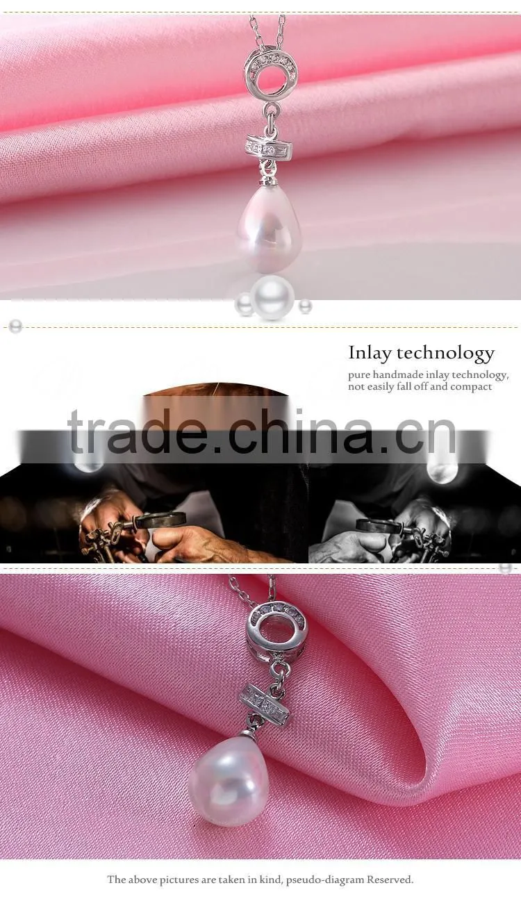 Gorgeous Design Different Styles Birthday Gift Imitation Pearl Copper Pendant
