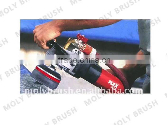 Diam.110mm snail lock with M14 abrasive brush,round stone grinding brushes