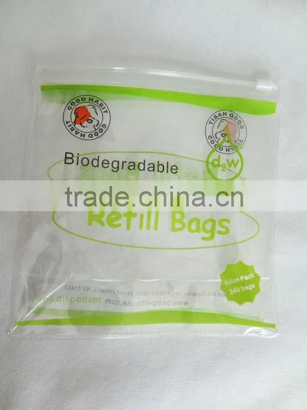 Polyvinylchlorid zip bag