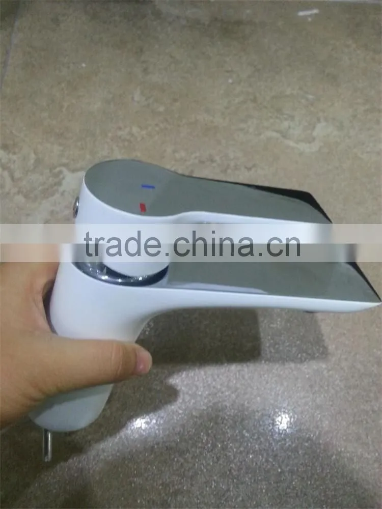 Modern design bathroom basin faucet mixer 6 colors to choose