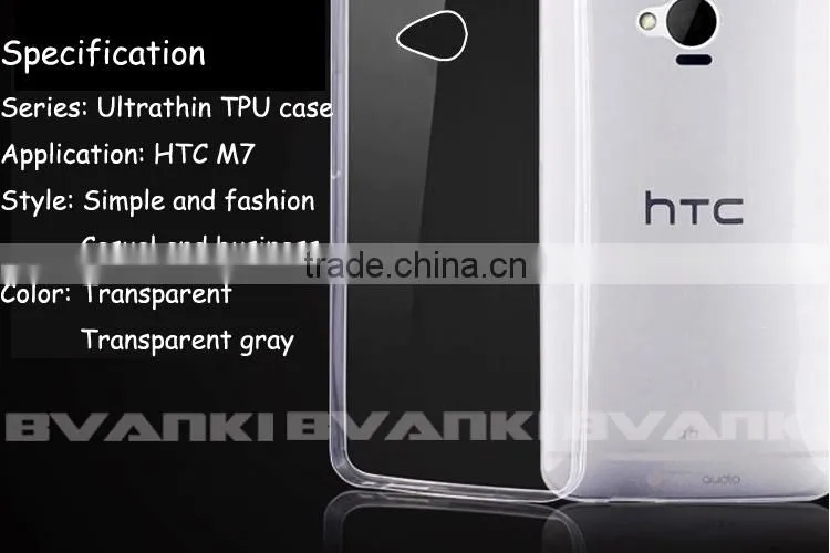 Wholesale Alibaba Crystal Super Soft For HTC One M7 Case,2016 Slim Phone Case Minion Case For HTC One M7 Smartphone Accessories