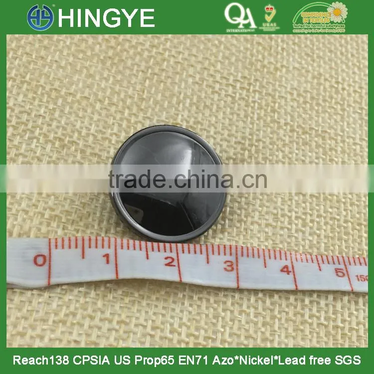 new arrival 19mm gunmetal nickel free shank buttons for clothes