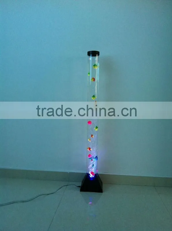 pillars blister light with platic fish