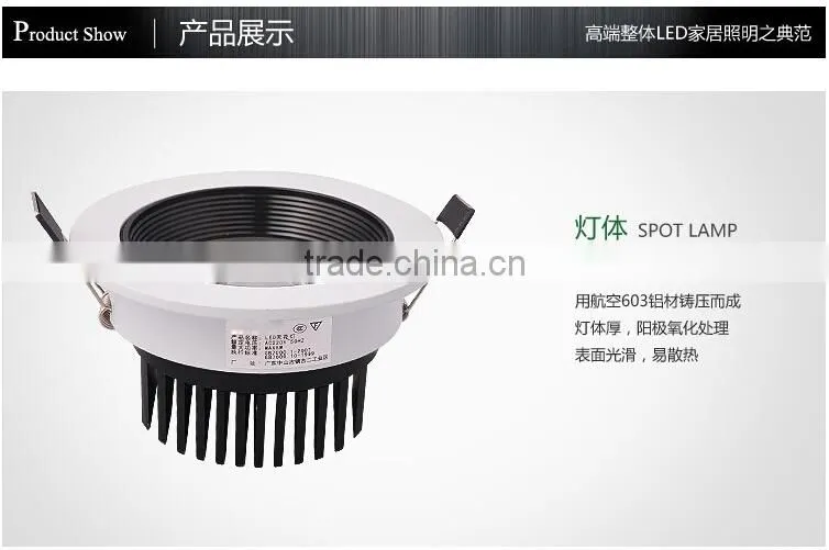LED Ceiling Lamp 3w 5w 7w 9w 12w 15w 18w LED Spotlights Dimmable LED Downlight