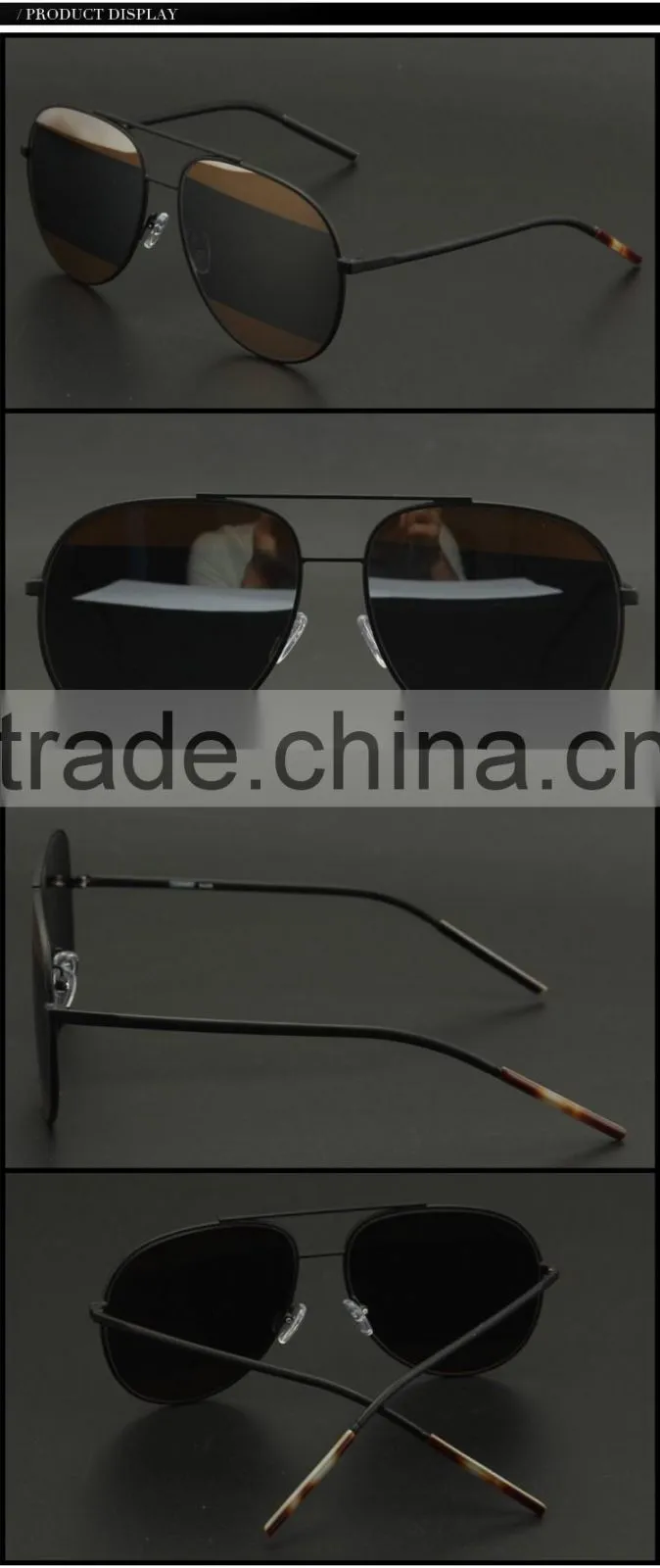 Popular brand sunglasses UV400 metal polarized sunglasses made in china