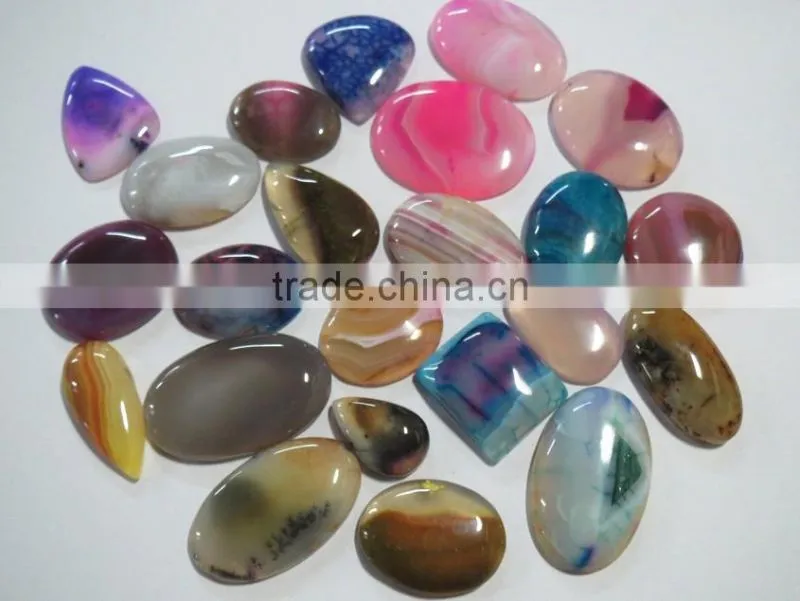 WHOLESALE Discounted Multi color Onyx Gemstone Cabochons