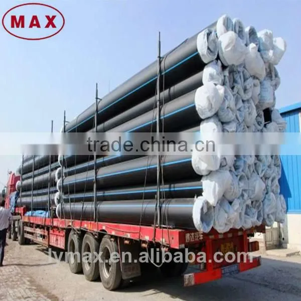 Yellow Stripes Polyethylene SDR11 Gas Pipe