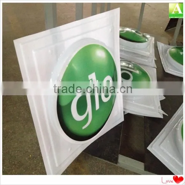 Outdoor advertising sign plastic custom vacuum formed letter light box