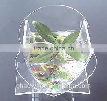 GH-RZ393 2014 factory direct sale Shatterproof design acrylic fishbowl,small fishbowl