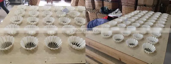 Durable Cheap Aeroplane Cigu Duck Feather Shuttlecock Badminton