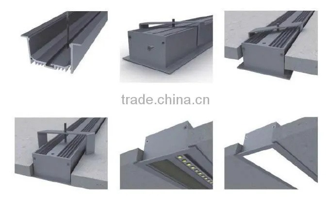 office lighting 65mm*32mm alum profile hotel lighting commercial lighting