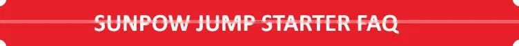 SUNPOW Mini 12000mah Jump Start Starter Pocket Jump Starter With Air Compressor