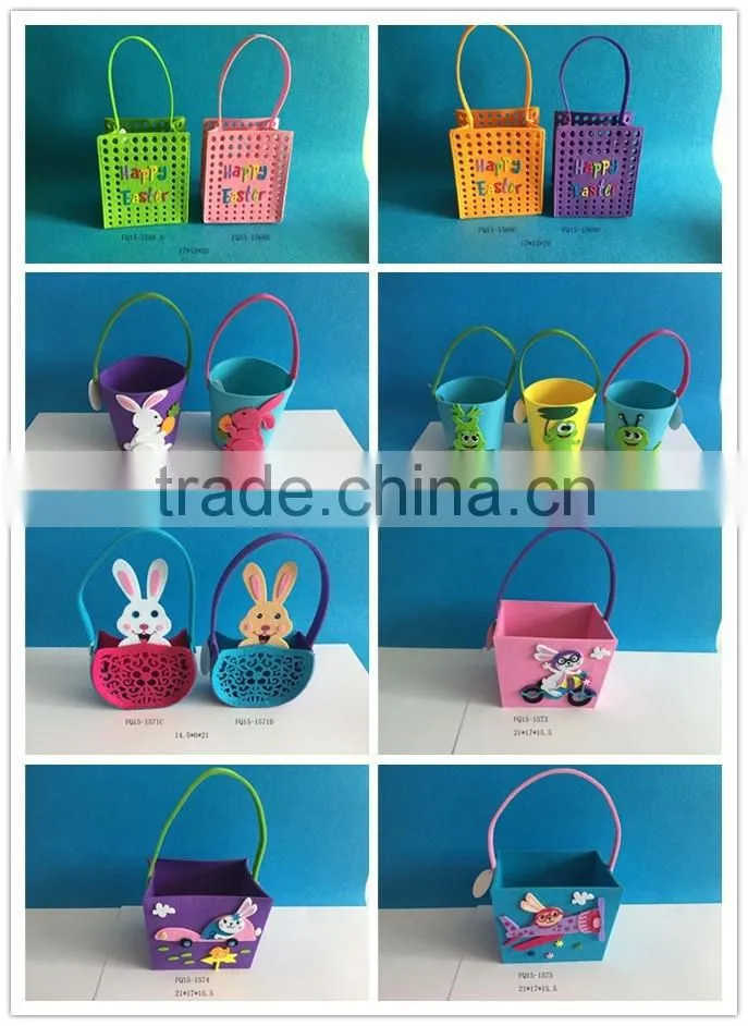 felt easter baskets