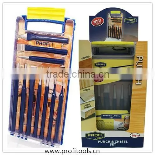 10pcs Center Punches and Chisels set