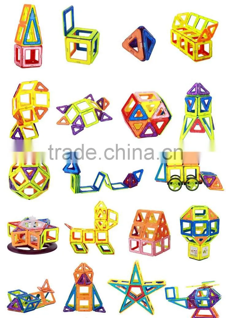 Magmagic Toys Plastic Magnetic Building Block Toys
