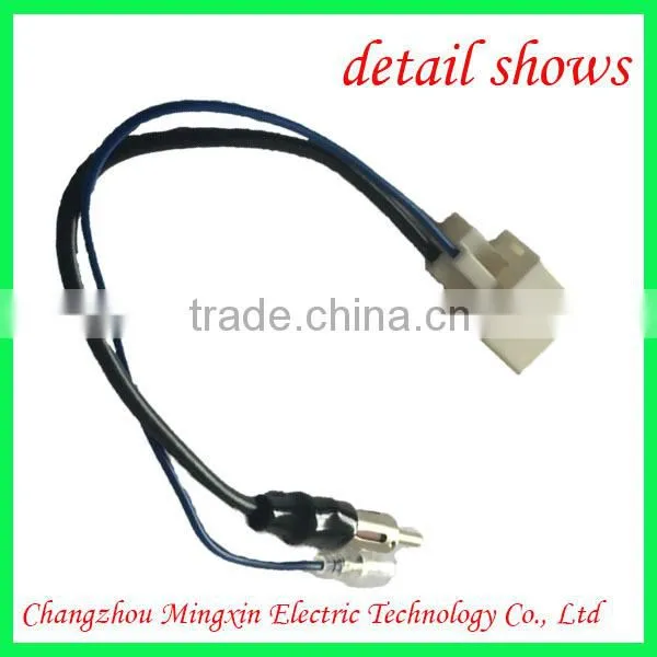 New Electric Auto Accessory Port Two Cables car radio/tv antenna adapter cable connector