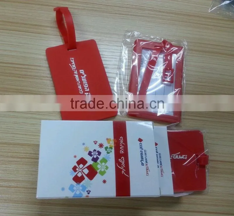 luggage tag with loop strap