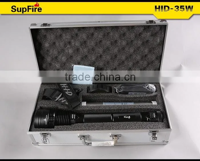35W 4500lm HID High Bright Rechargeable HID torch light
