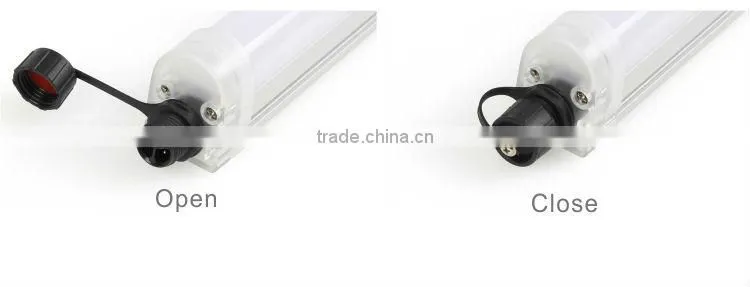 Corrosion-proof 120lm/w outdoor t8 led batten fittings 40w for boat lighting