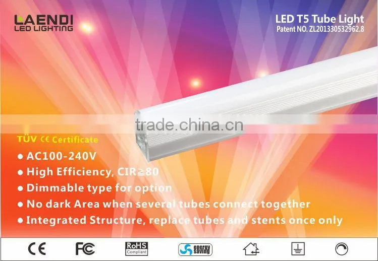 Integrated LED T5 fitting series 14W 1200mm