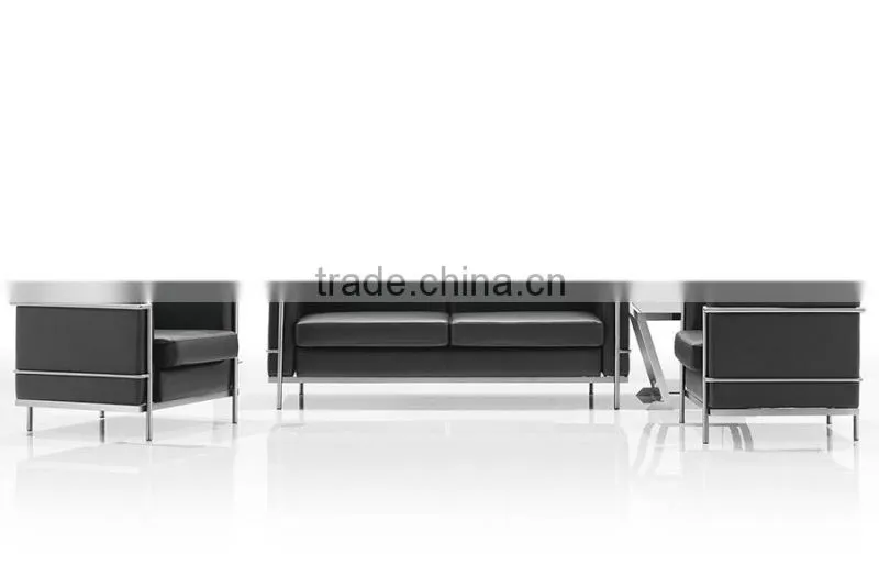 S-47 2015best selling leather office sofa last sofa design