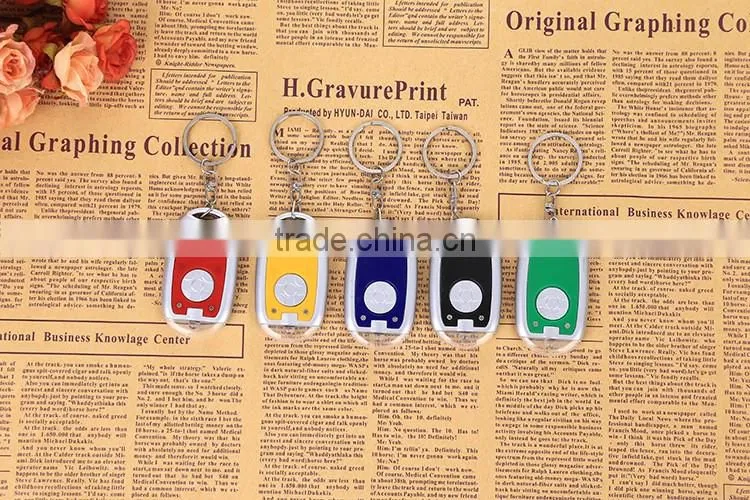 Metal Led keychain with bottle opener