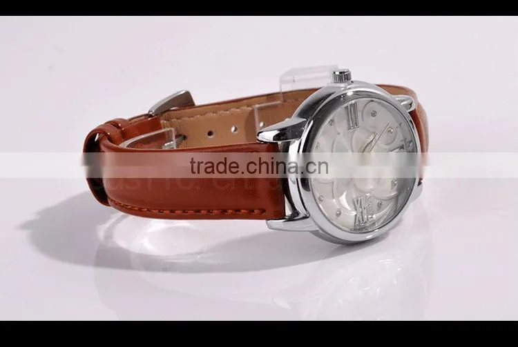 Leather Strap Women Wrist Watch Gift