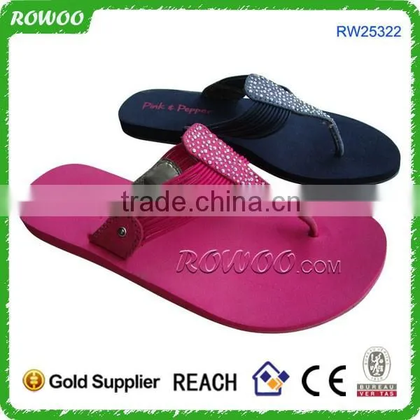 Fashion women leather upper sandals for summer