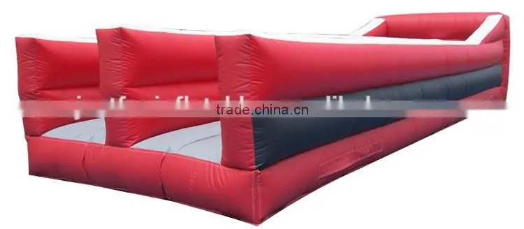 inflatable bungee run, dual lane bungee run race game with running bungee cord
