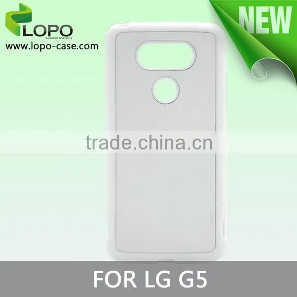 Anti-scratch best quality 2d sublimation blank TPU phone cover for LG G5
