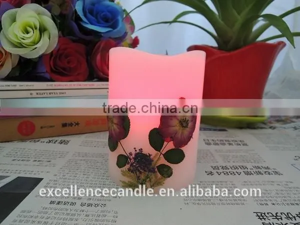 2016 color changing and cheap battery operated candles with timer