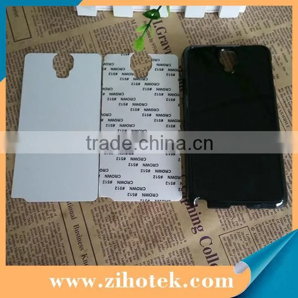 2D blank sublimation mobile phone case for Samsung Note 3 Lite N7505